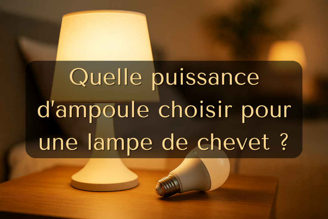 Quelle puissance d’ampoule choisir pour une lampe de chevet ? Le guide complet
