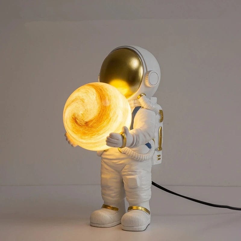 Astronaute Lampe Style 2 / Blanc chaud