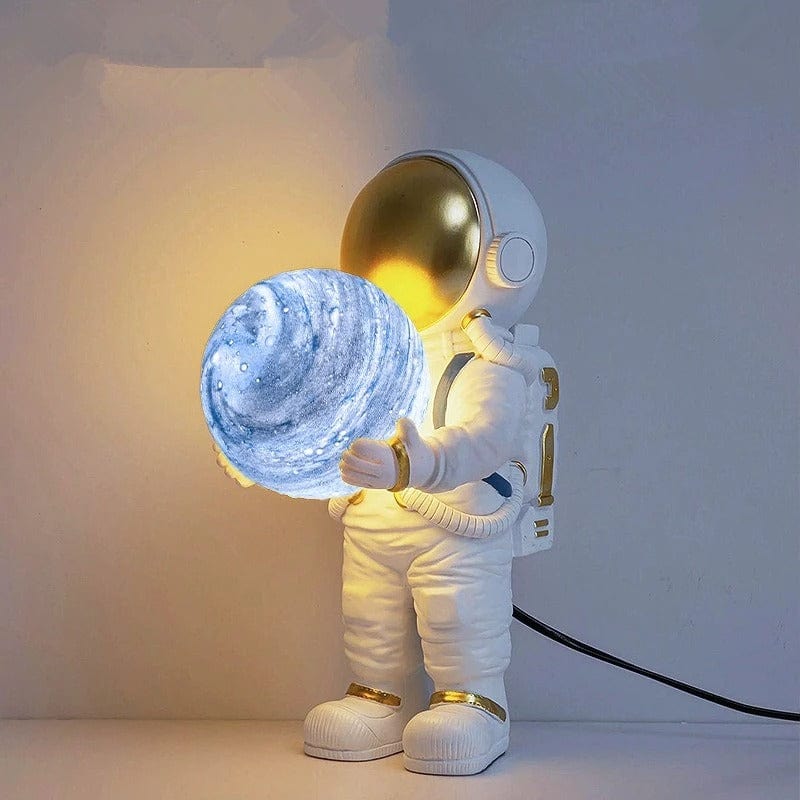 Astronaute Lampe Style 3 / Blanc chaud