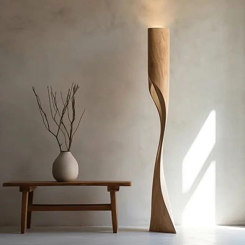Lampadaire Design Doré - L'inspiration D'Emilienne - Reconditionné - Signé
