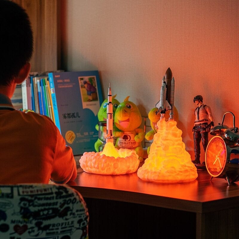 Lampe de Chevet Enfant Fusée