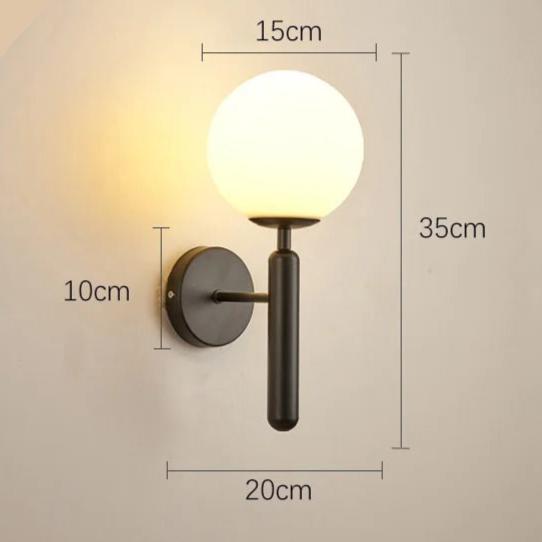 Lampe de Chevet Mural Dorée