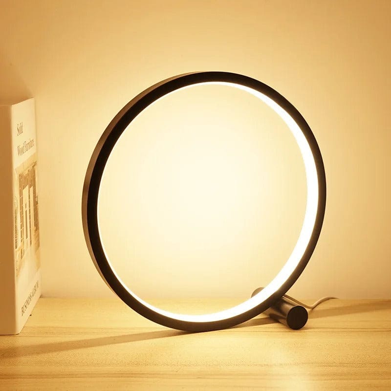 Lampe de Chevet Noire Noir / Lumière froide