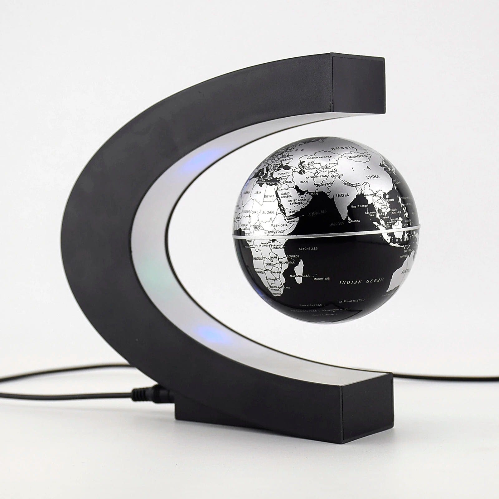 Lampe Globe Lévitation Argent