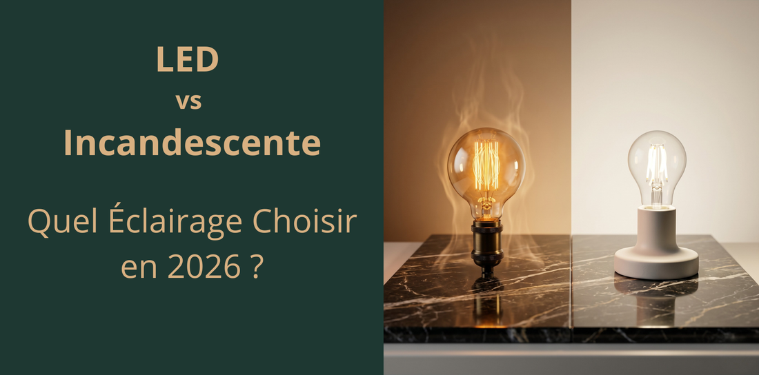 LED vs Incandescente : Quel Éclairage Choisir en 2026 ?