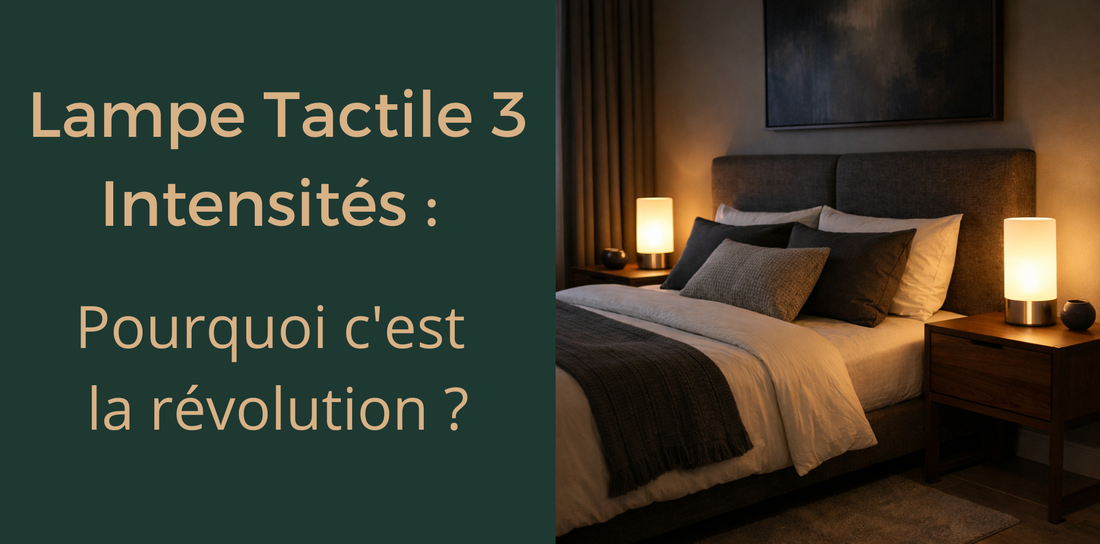 Lampe Tactile 3 Intensités : À Quoi Correspond Chaque Niveau ?