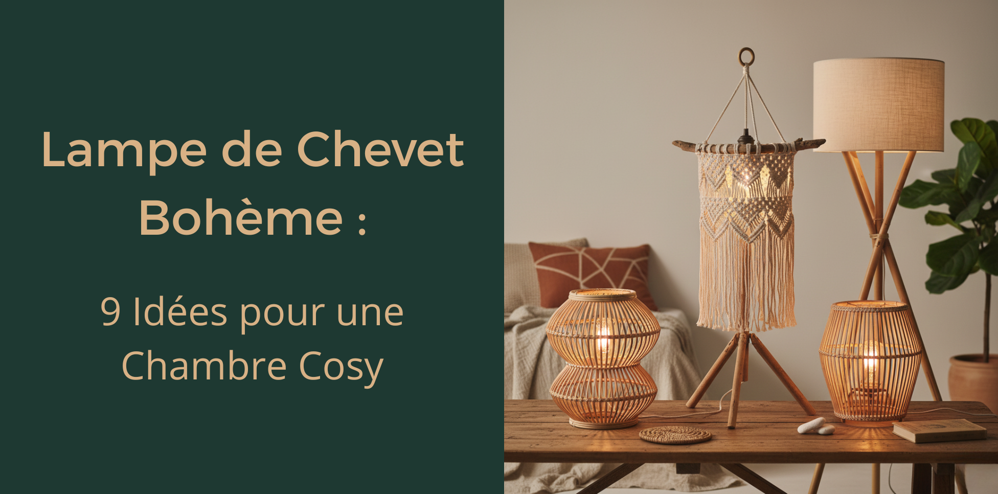 Lampe de Chevet Bohème : 9 Idées pour une Chambre Cosy
