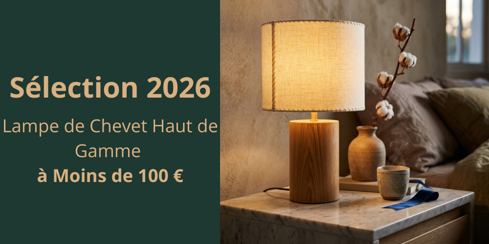 Lampe de Chevet Haut de Gamme à Moins de 100 € : Sélection 2026