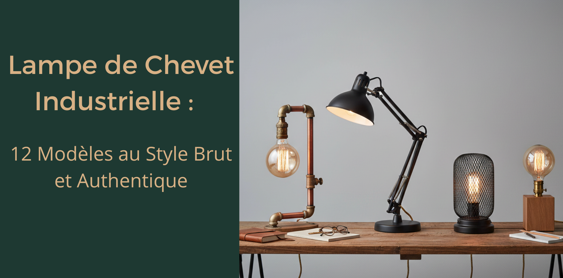 Lampe de Chevet Industrielle : 12 Modèles au Style Brut et Authentique