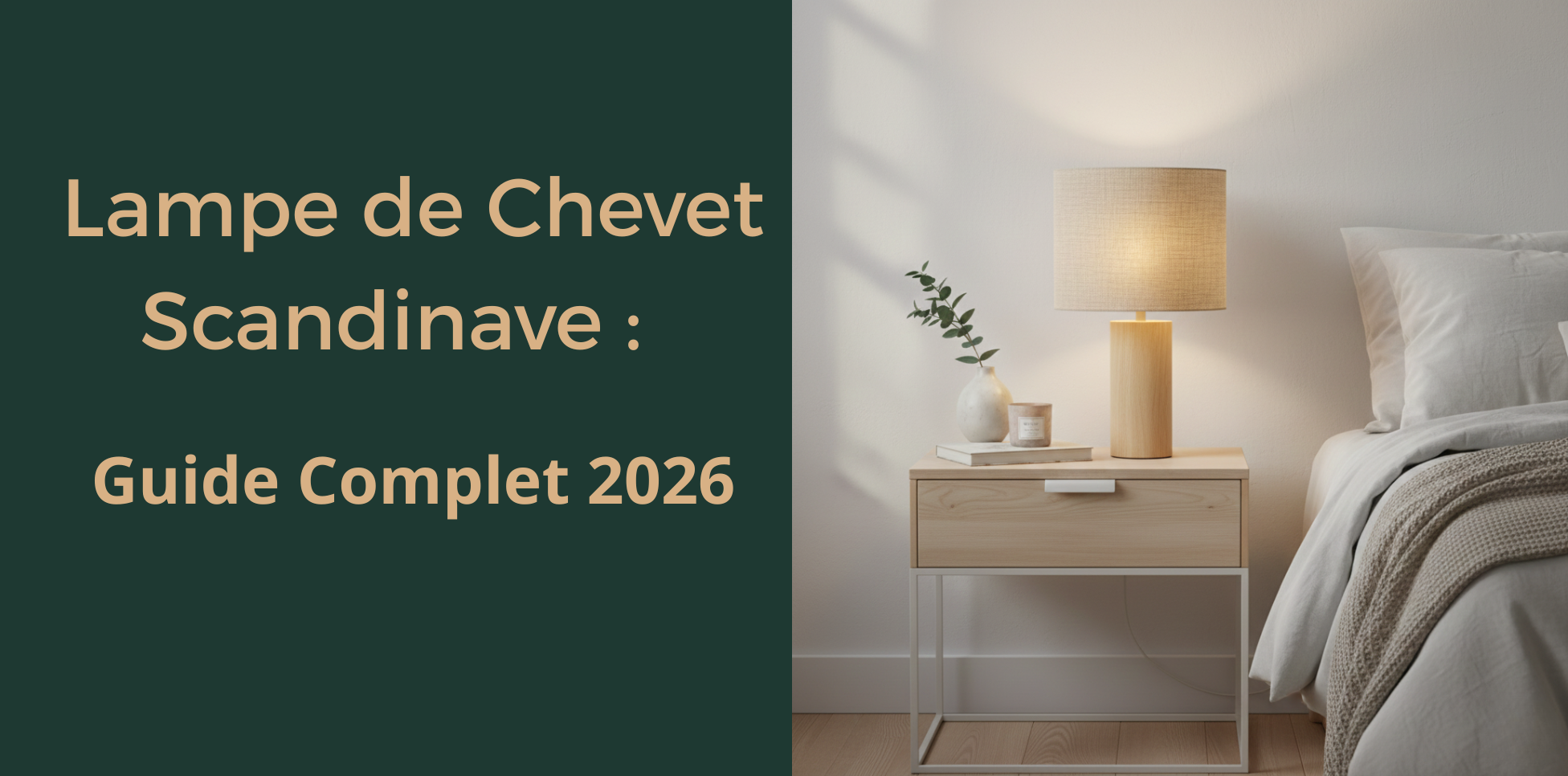 Lampe de Chevet Scandinave : Le Guide Complet 2026