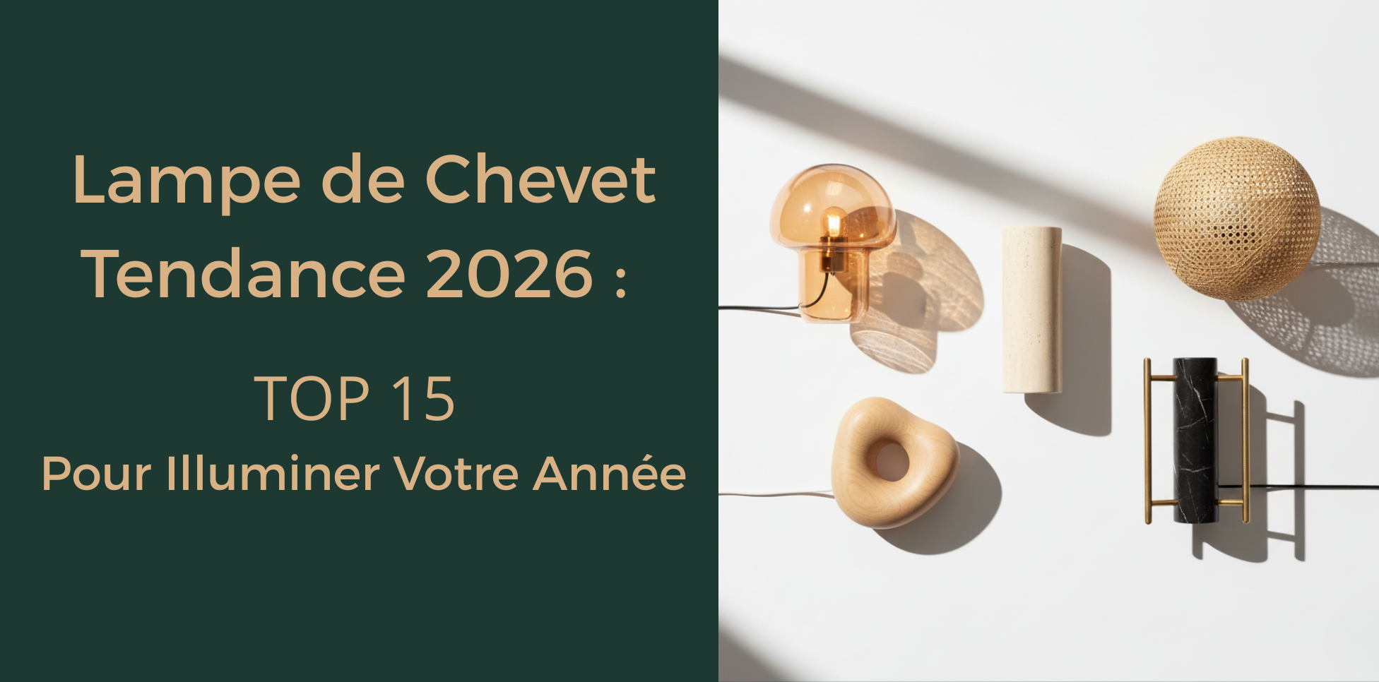 Lampe de Chevet Tendance 2026 : TOP 15