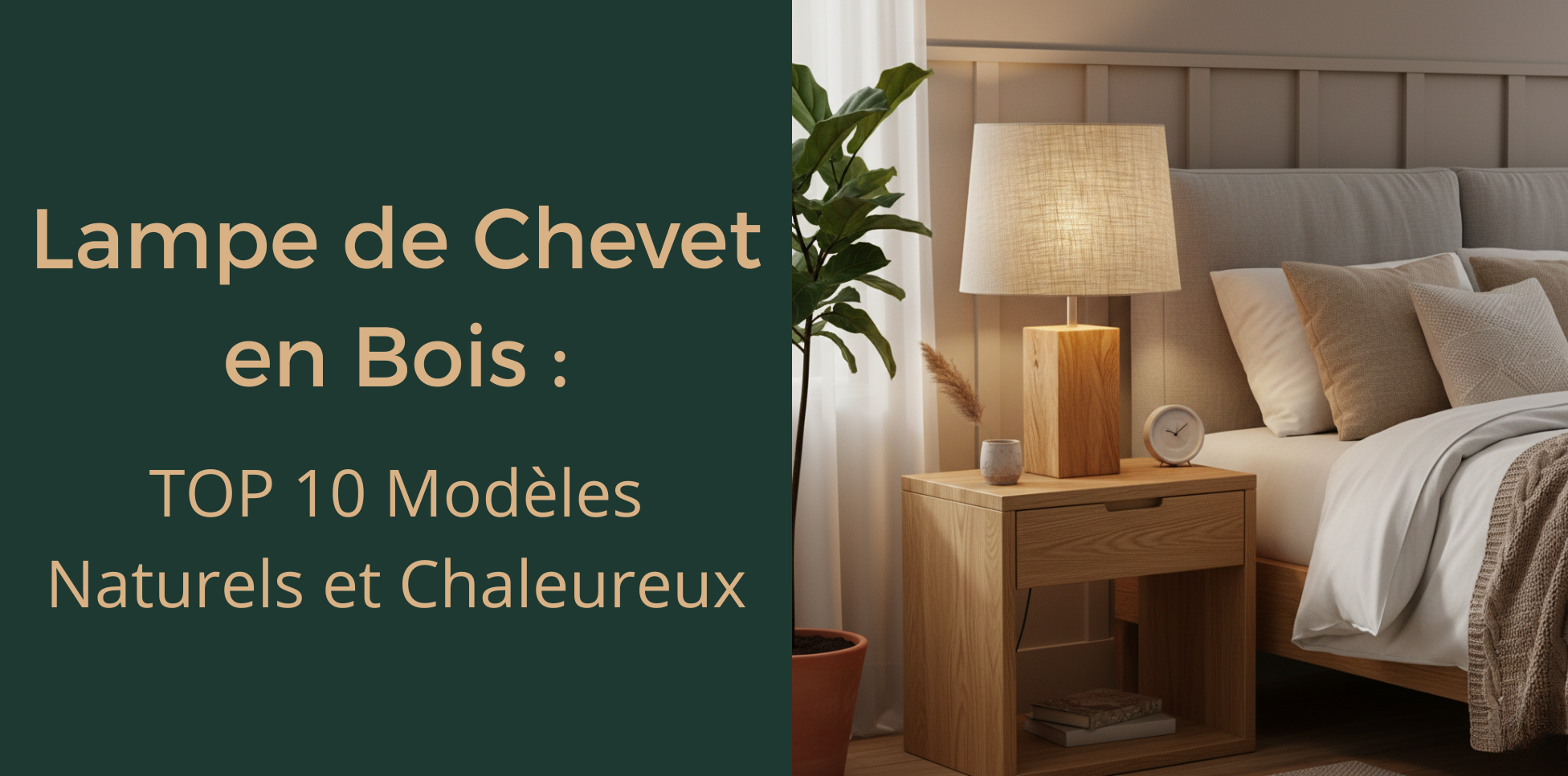 Lampe de Chevet en Bois : TOP 10 Modèles Naturels et Chaleureux