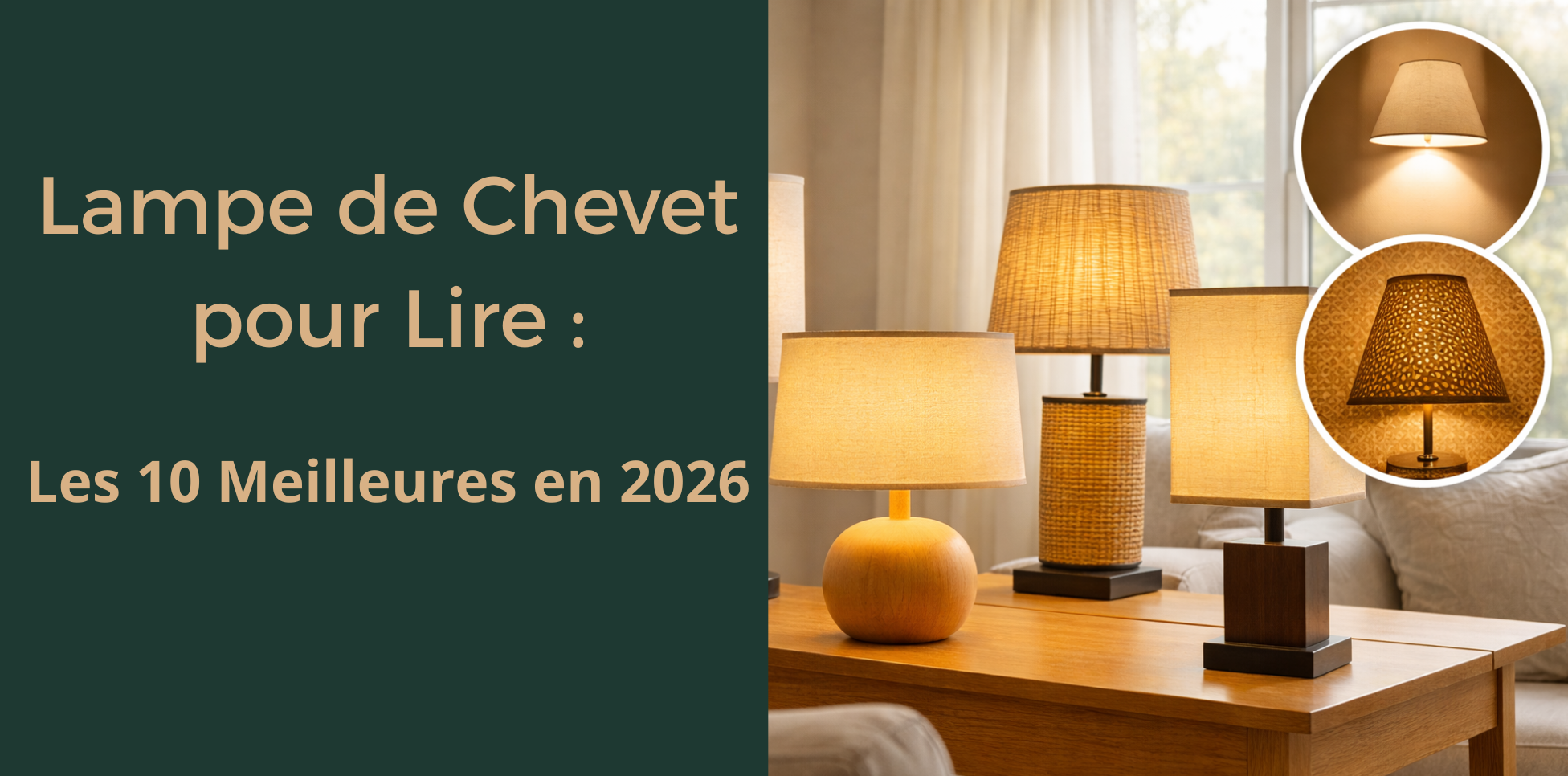 Lampe de Chevet pour Lire : Les 10 Meilleures en 2026