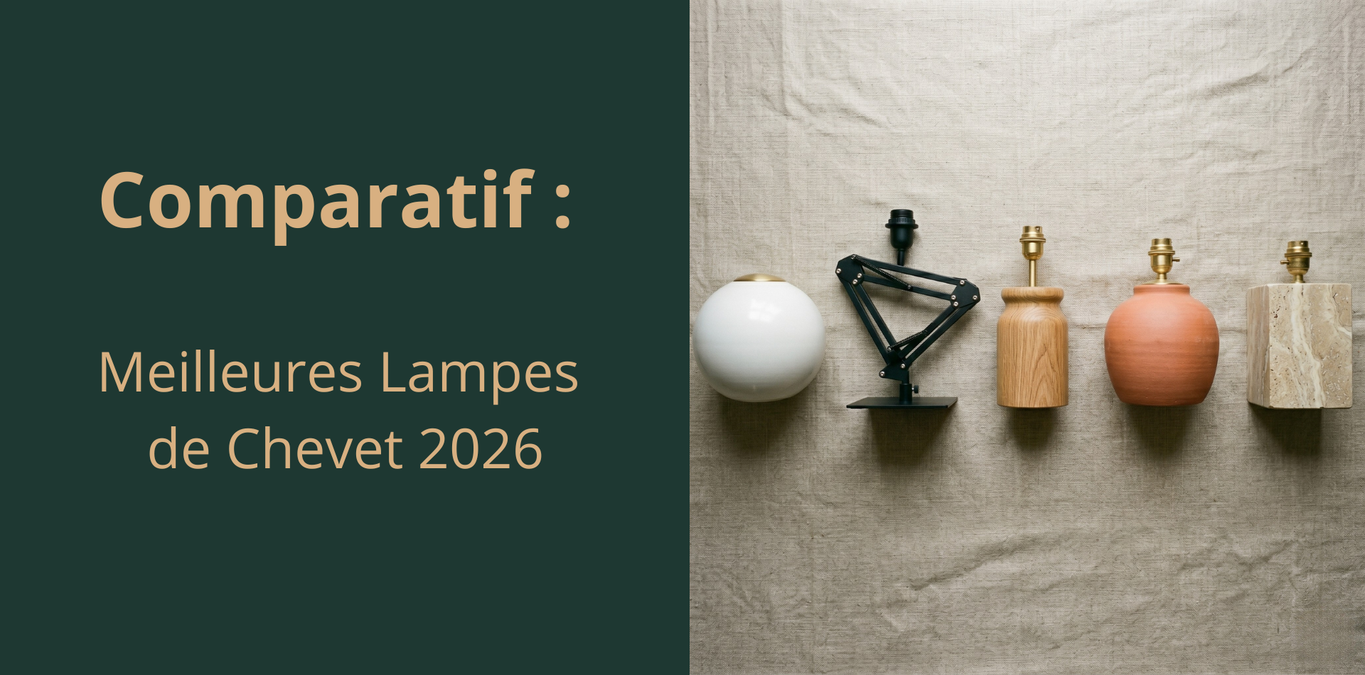 Comparatif : Meilleures Lampes de Chevet 2026