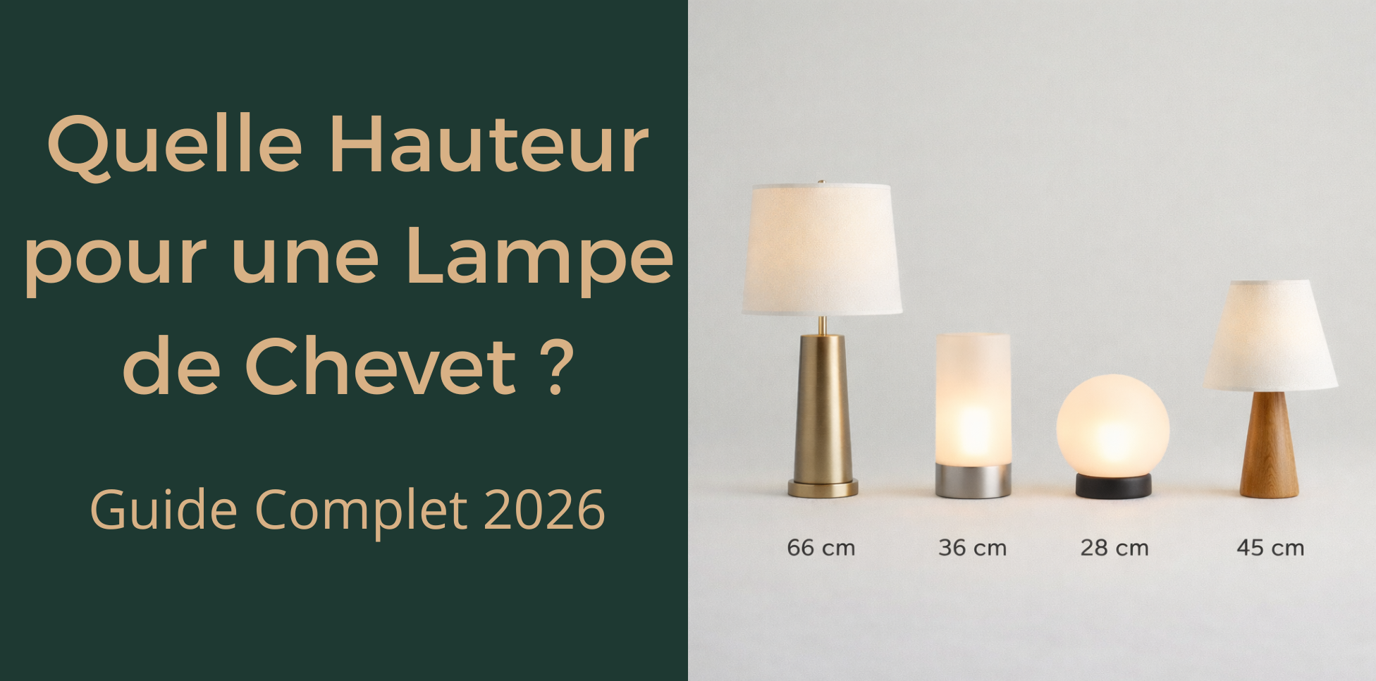 Quelle Hauteur pour une Lampe de Chevet ? Guide Complet 2026