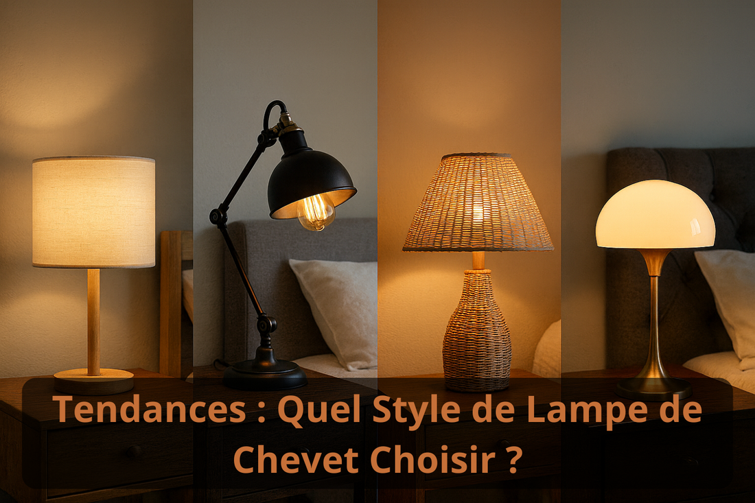 Styles de lampe de chevet : scandinave, industrielle, bohème, minimaliste ou vintage ?