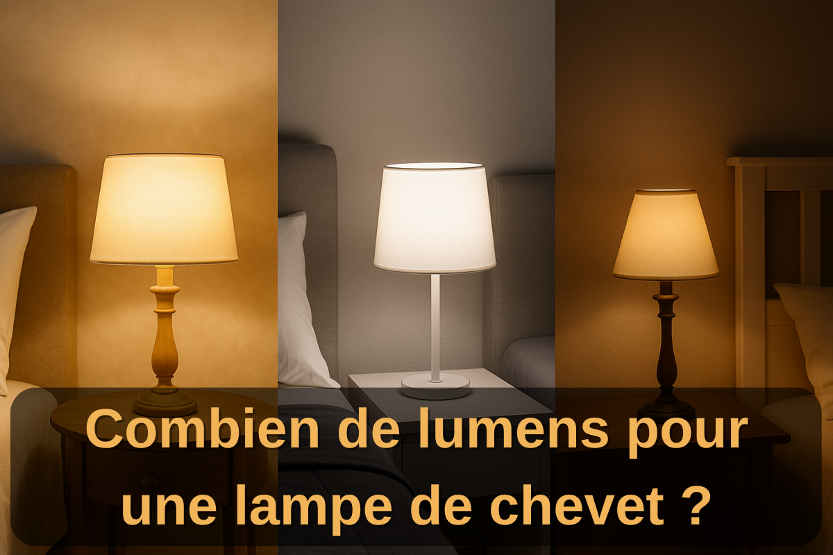Combien de lumens pour une lampe de chevet ?