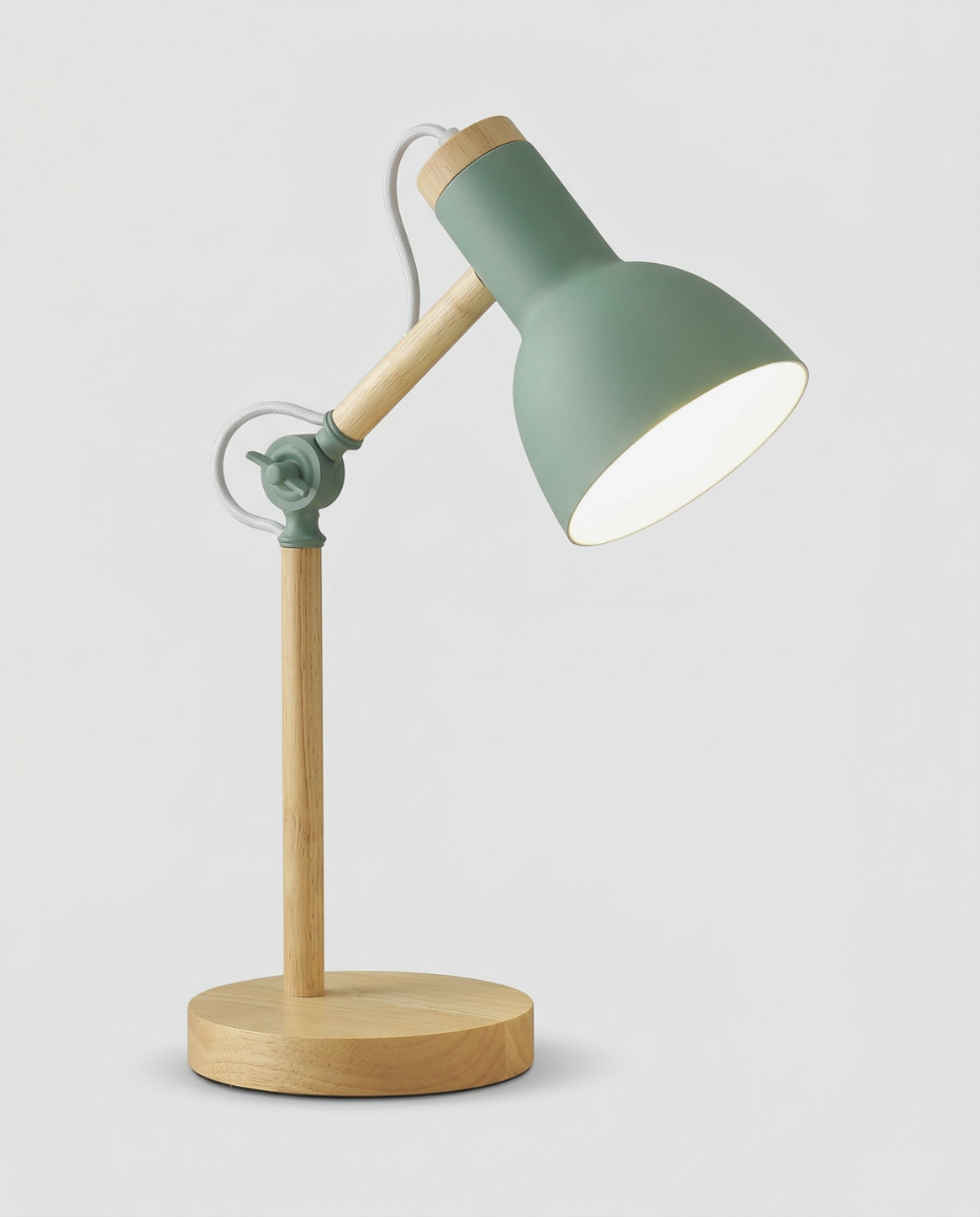 Lampe de Chevet en Bois
