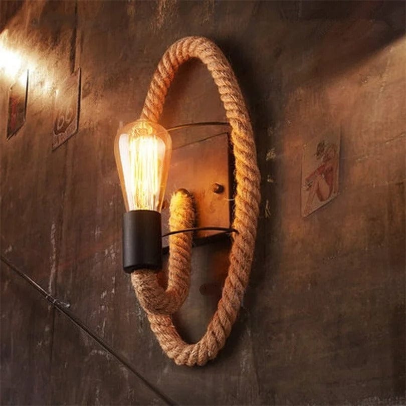 Applique Mural Industrielle Ovale