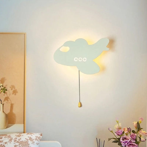 Applique Murale Chambre Bébé Avion / Non Réglable