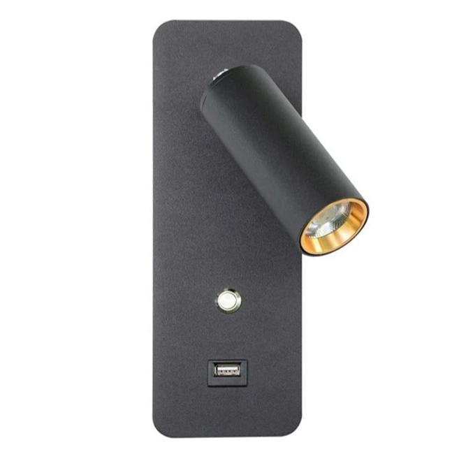 Applique Murale Liseuse Noir / Blanc chaud