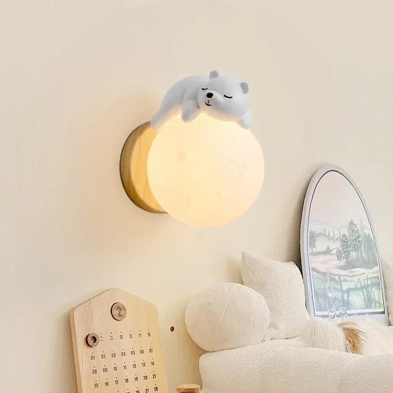 Applique Murale pour Chambre Bébé Ours
