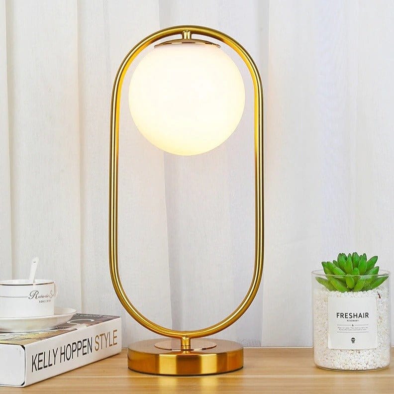Boule Lampe Doré