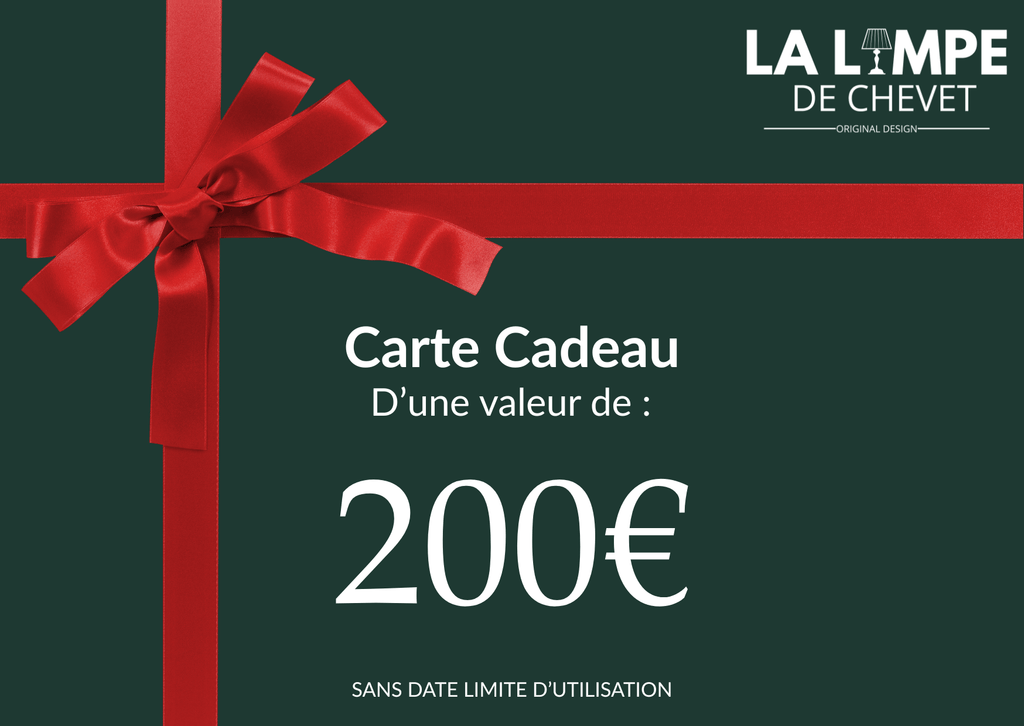 Carte Cadeau - Votre Lampe de Chevet 200