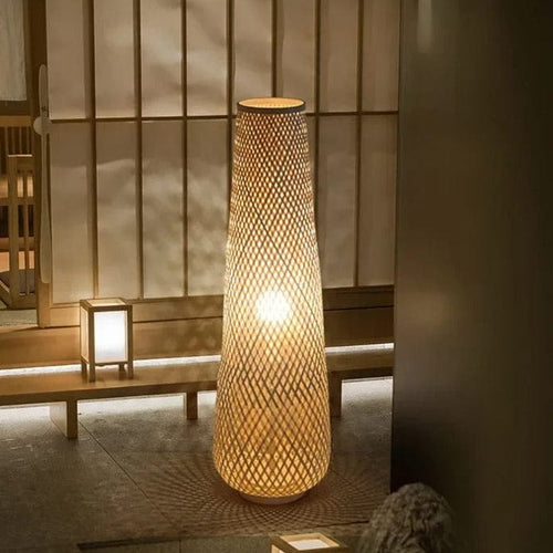 Lampadaire Bambou
