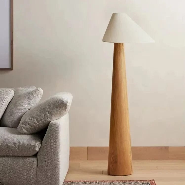 Lampadaire en Bois Lumière réglable (2700K à 6000K)