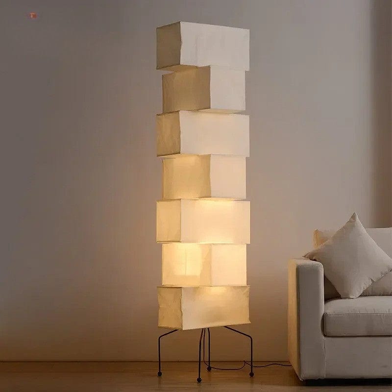 Lampadaire Japonais Papier Lisse