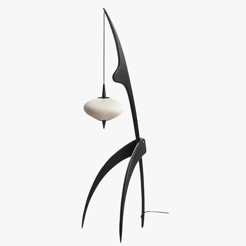 Lampadaires Bois Bois noir