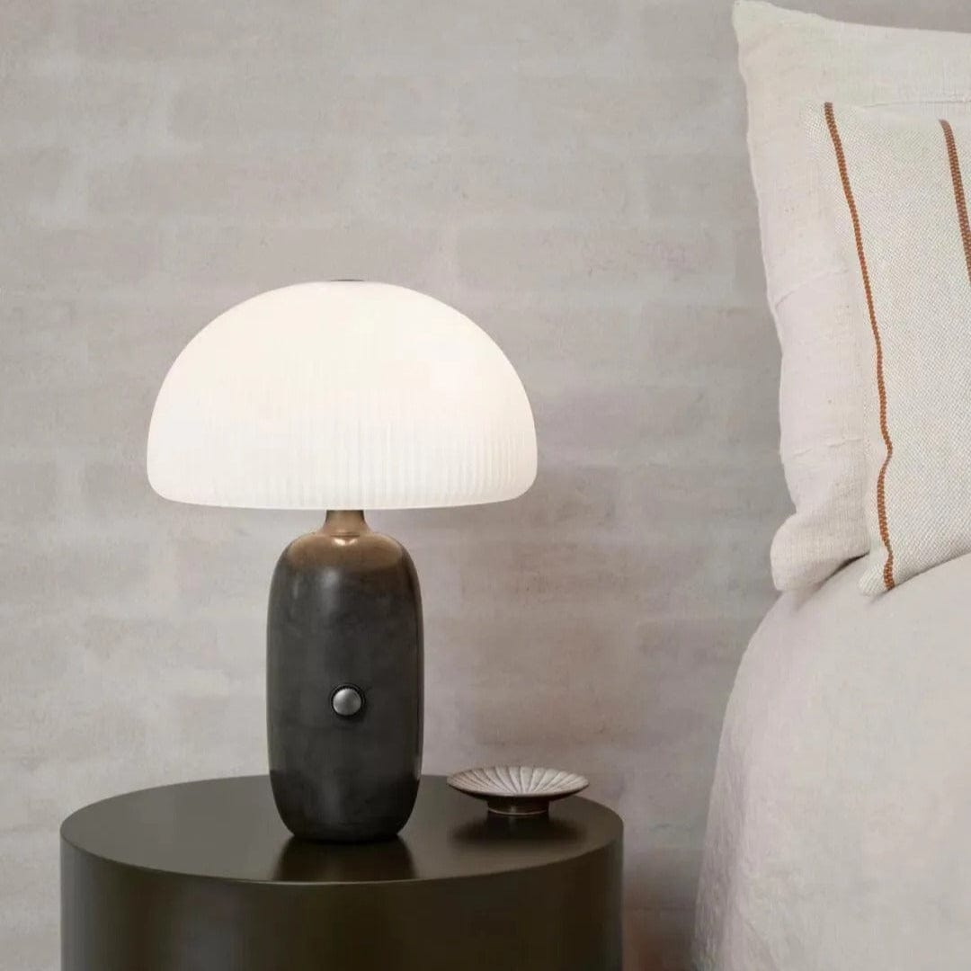 Lampe à Poser Marbre Noir