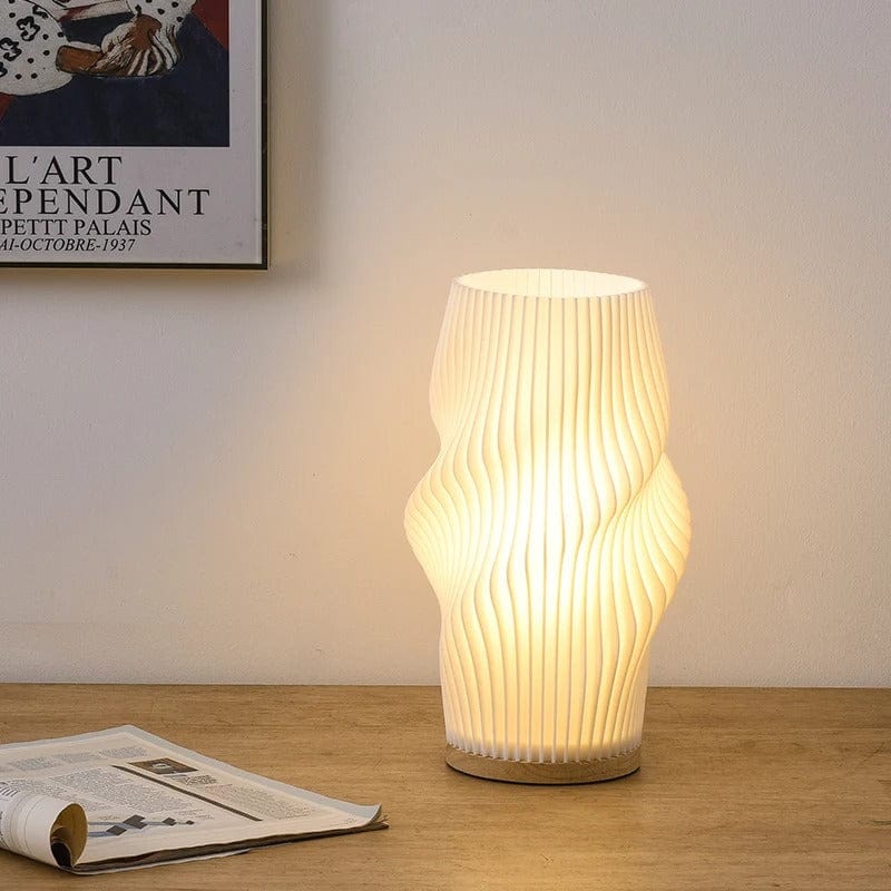 Lampe à Poser Originale Ondulé