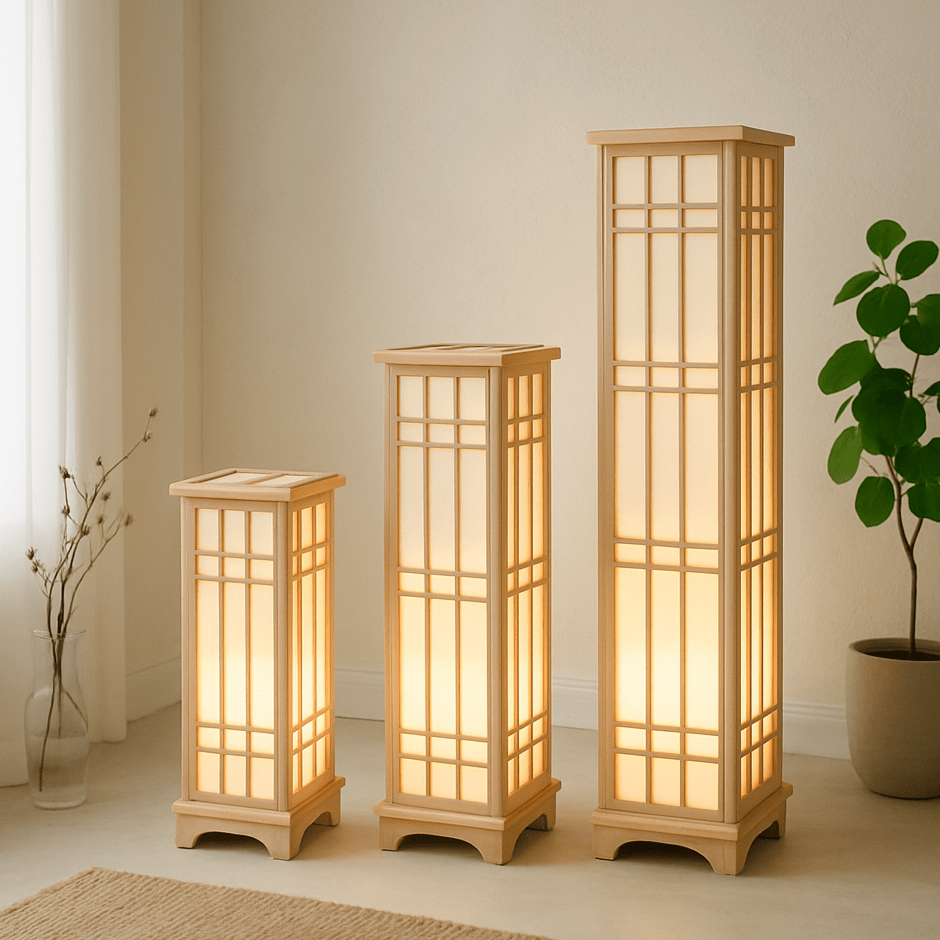 Lampe Bambou 41x23cm / Blanc chaud (2700K)