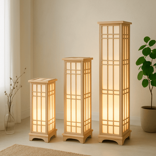 Lampe Bambou 41x23cm / Blanc chaud (2700K)