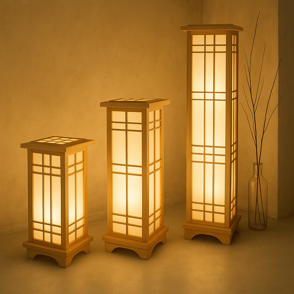 Lampe Bambou 41x23cm / Lumière réglable (2700K à 6000K)