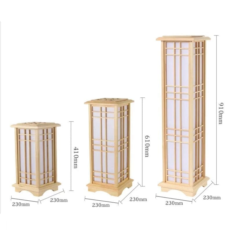 Lampe Bambou 61x23cm / Lumière réglable (2700K à 6000K)