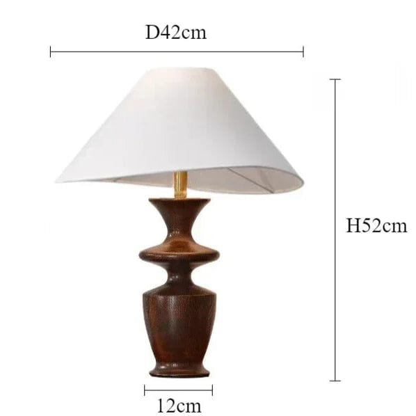 Lampe Bois Noir Noyer