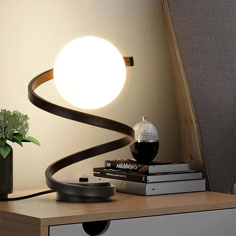 Lampe Boule Design Noir