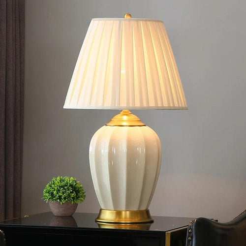 Lampe Céramique Blanche