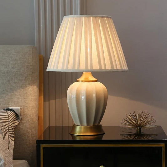 Lampe Céramique Blanche Blanc
