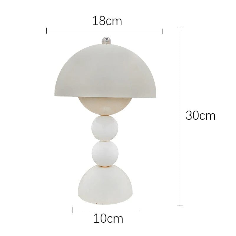 Lampe Champignon Nordique Blanc