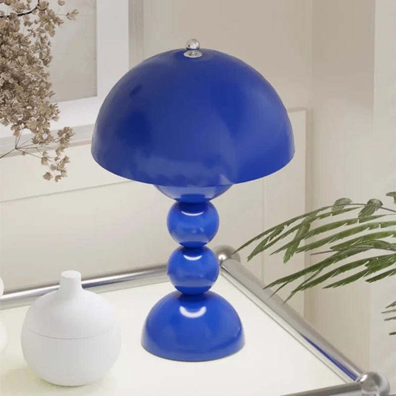 Lampe Champignon Nordique Bleu