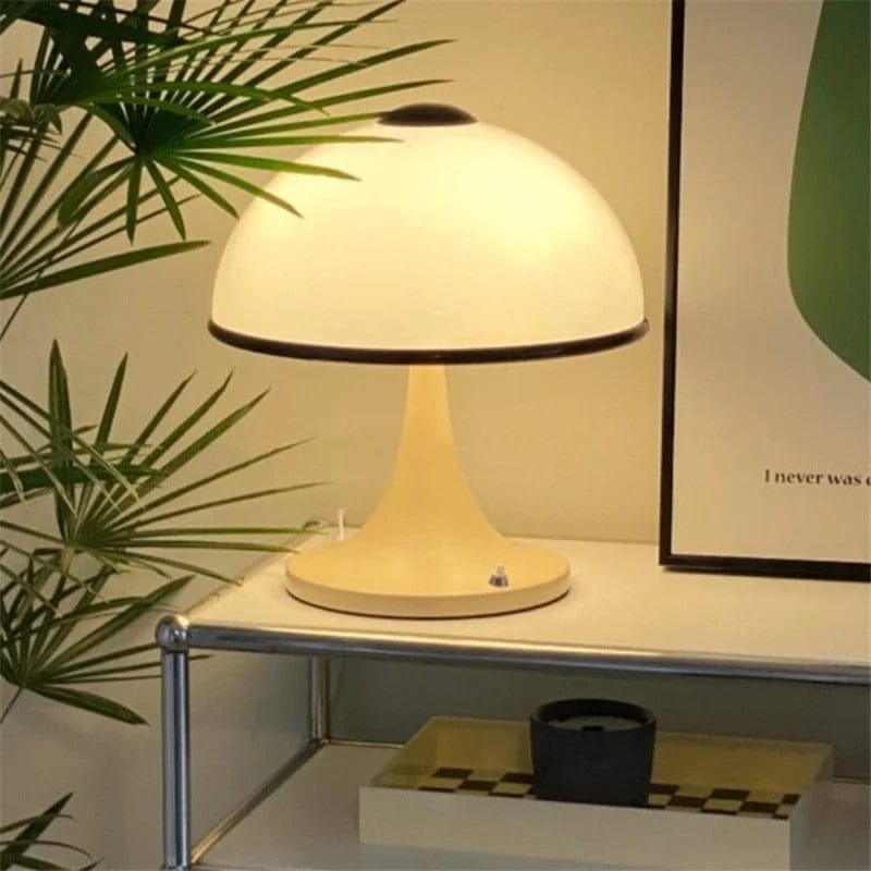 Lampe Champignon Style Vintage Noir