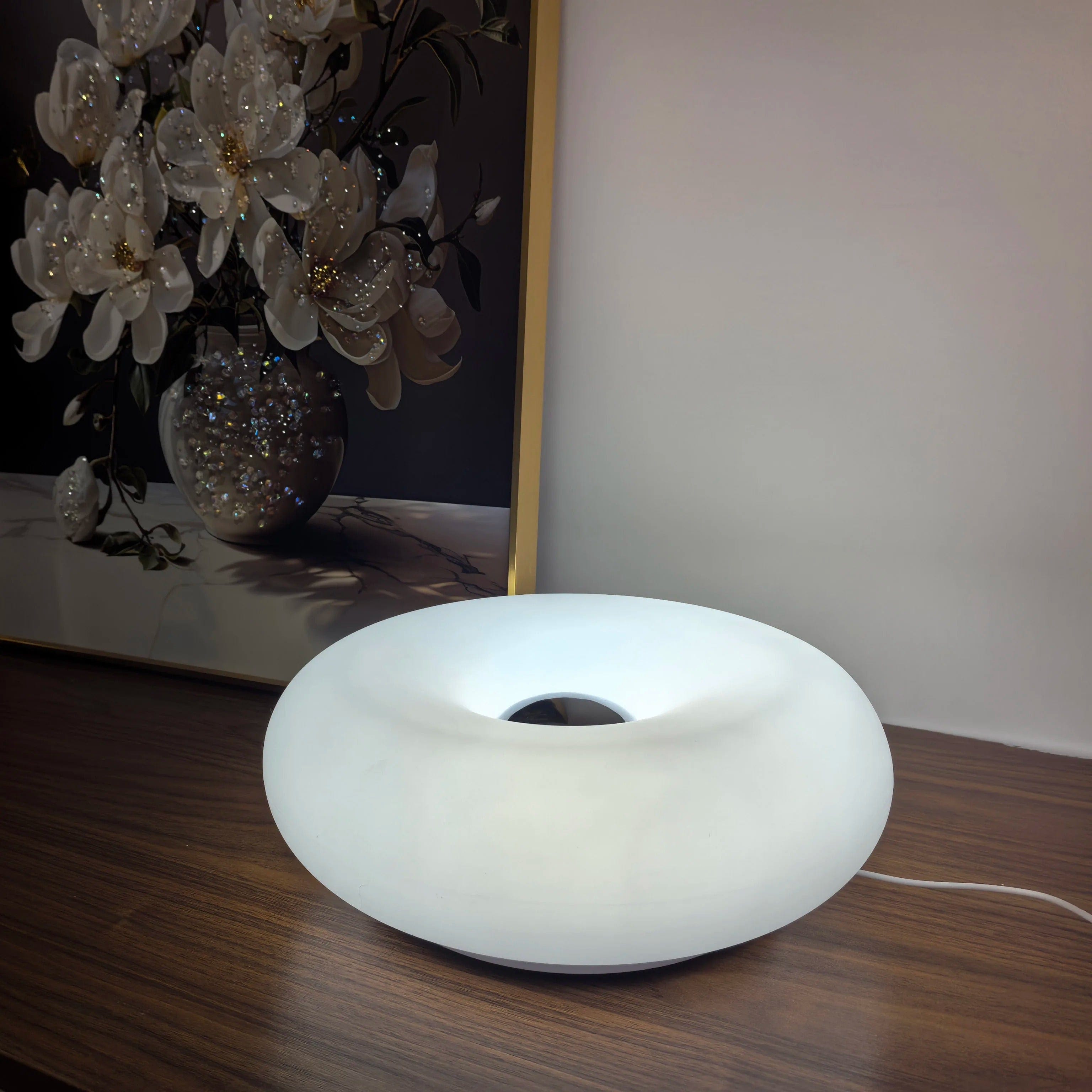 Lampe Champignon Tactile Blanc