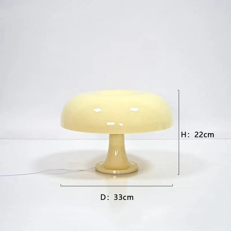 Lampe Champignon Vintage Blanc crème