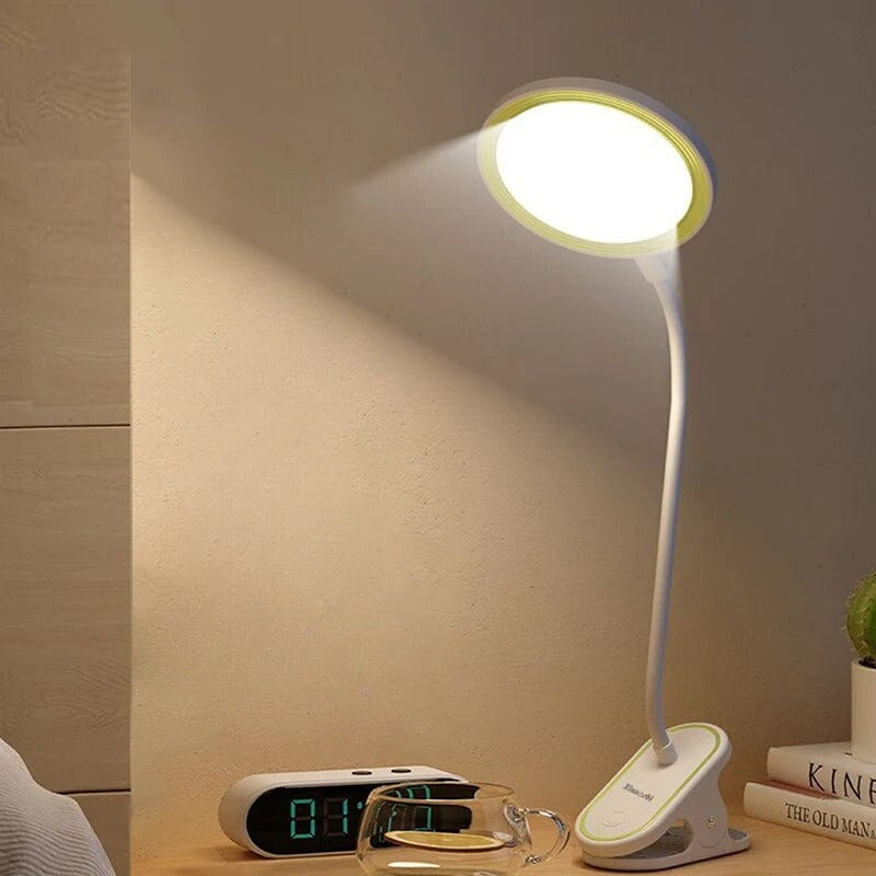 Lampe de Chevet à Pince Vert clair