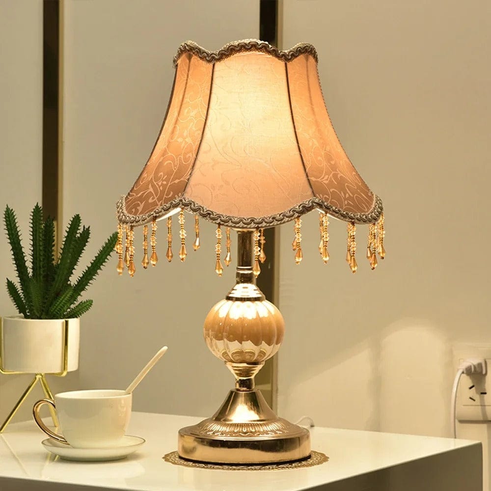 Lampe de Chevet Ancien Rosée prestige / Bouton