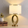 Lampe de Chevet Blanc et Doré Style 1